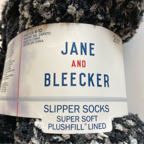 Jane and Bleecker Super Soft Plushfill Lined Slipper Socks NWT - Picture 2 of 9